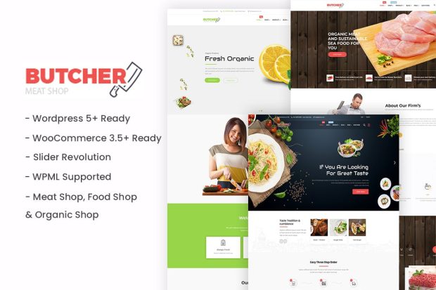 Butcher - Meat, Organic, Bakery WordPress Theme 2.36