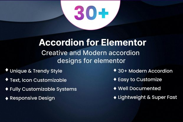 BWD accordion addon for elementor 1.0