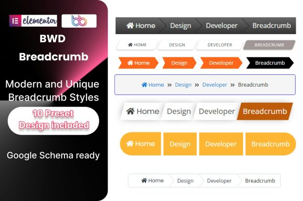 BWD Breadcrumb Addon For Elementor 1.0