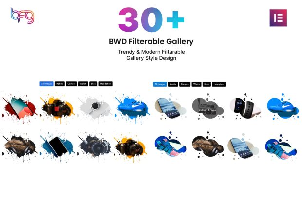 BWD Filterable Gallery addon for elementor 1.0