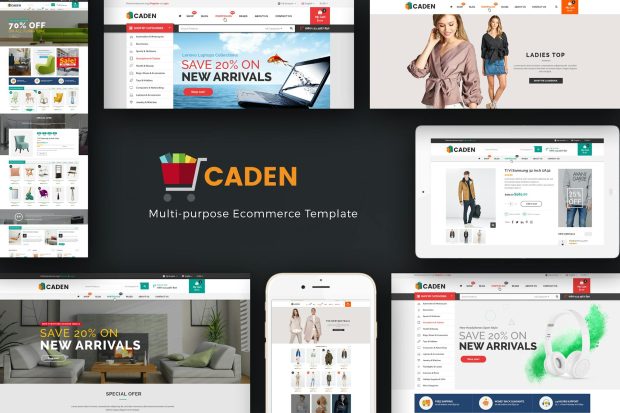 Caden - Mega Store Responsive WordPress Theme 1.4.3