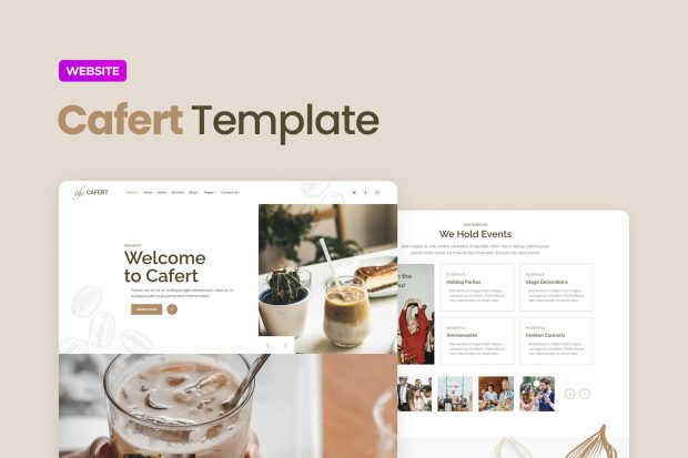 Cafe and Restaurant Website Template