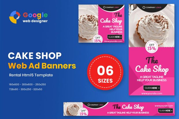 Cake Banners HTML5 - GWD