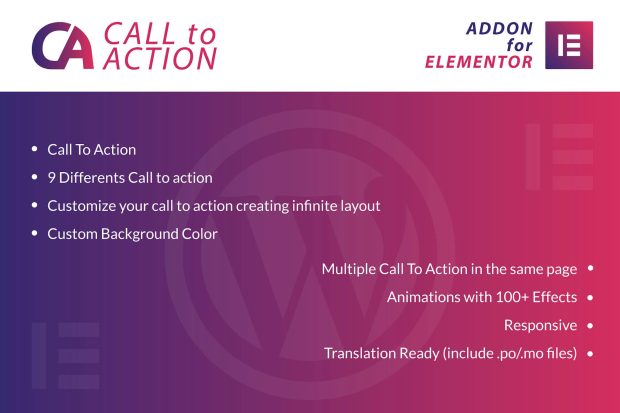 Call To Action for Elementor WordPress Plugin 1.0