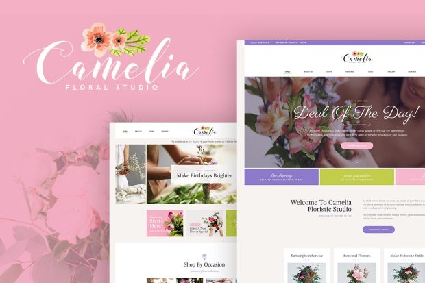 Camelia - A Floral Studio WordPress Theme 1.2.10