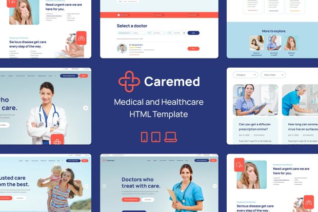 Caremed – Medical & Healthcare HTML Template