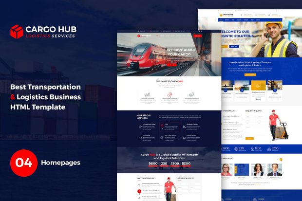 Cargo HUB - Logistics HTML Template