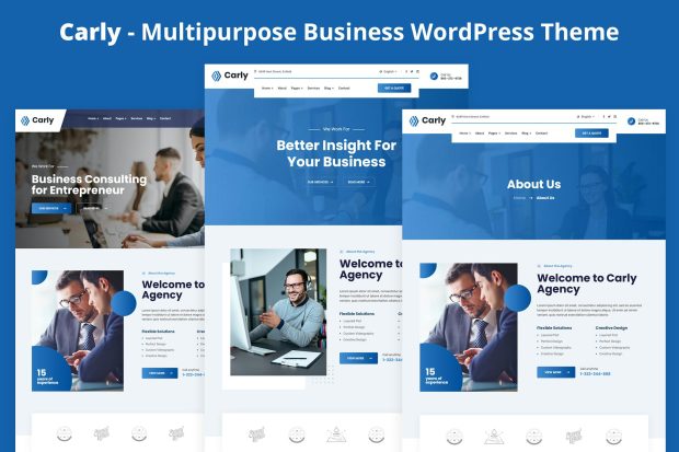 Carly - Multipurpose Business WordPress Theme 1.0