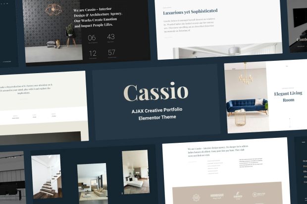 Cassio – Creative AJAX Elementor Theme 3.2.6