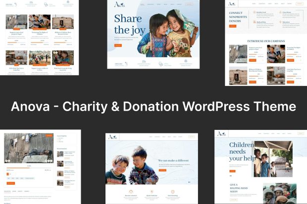 Charity & Donation WordPress Theme - Anova 1.0.1