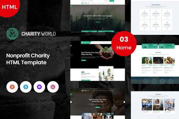 Charity World - Crowdfunding & Nonprofit