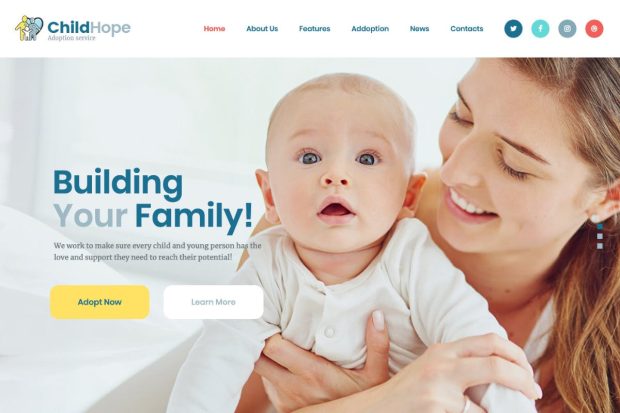 ChildHope | Child Adoption Service & Charity WP 1.1.7