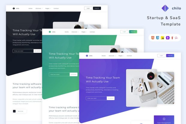 Chilo - Startup and SaaS Template