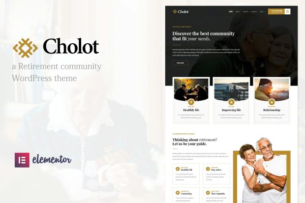 Cholot - Retirement Community WordPress Theme 1.2