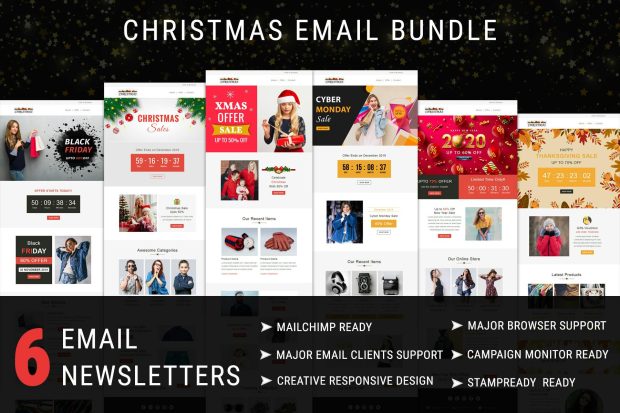 Christmas - Responsive Email Newsletter Templates