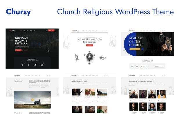 Chursy - Church Religious WordPress Theme 1.0.0