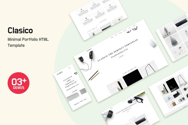 Clasico - Minimal Portfolio HTML Template