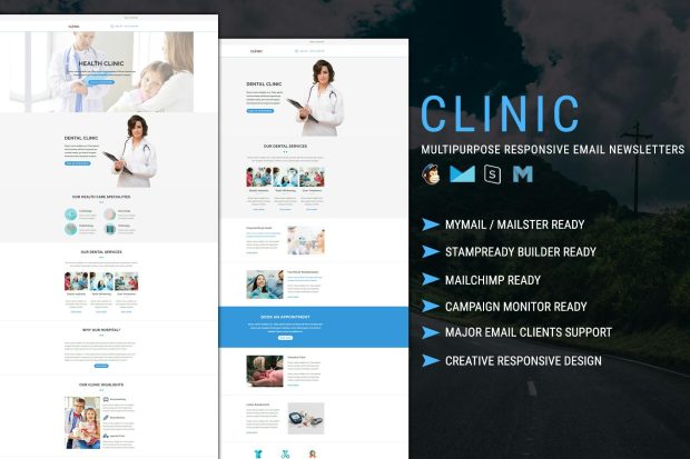 CLINIC - Multipurpose Responsive Email Template