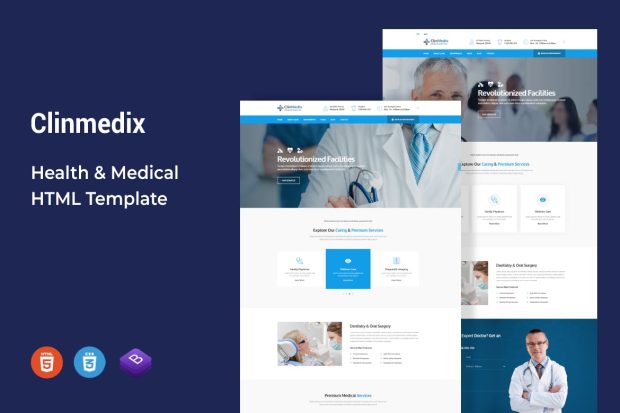 Clinmedix - Health & Medical HTML Template