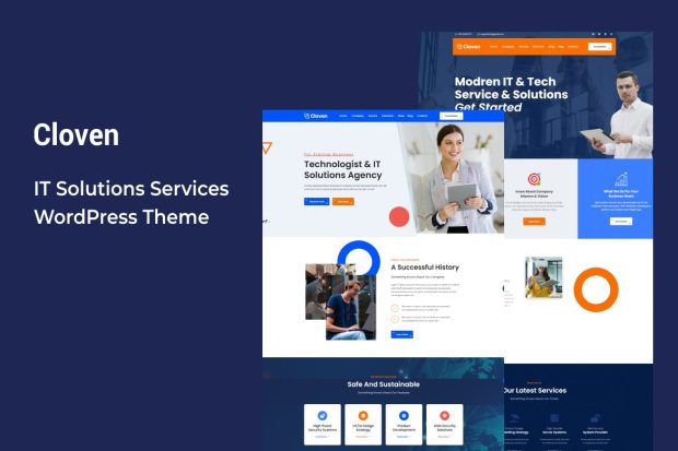 Cloven - IT Solutions Services WordPress Theme 1.4