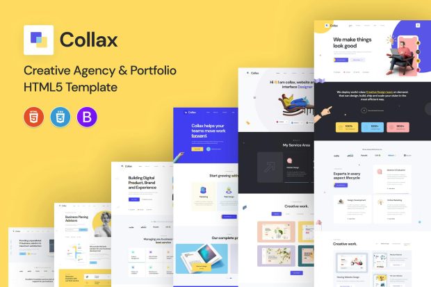 Collax - Creative Agency And Portfolio Template