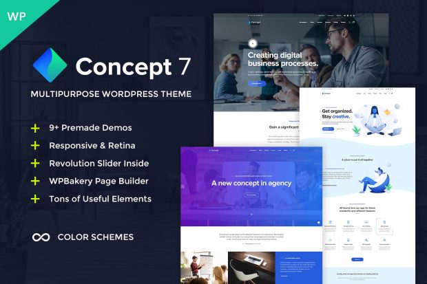 Concept Seven - Multipurpose WordPress Theme 1.25