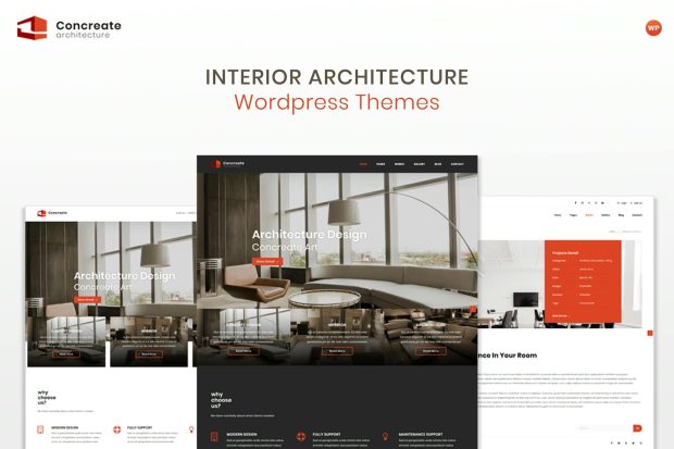 Concreate - Interior Architecture WordPress Theme 1.0