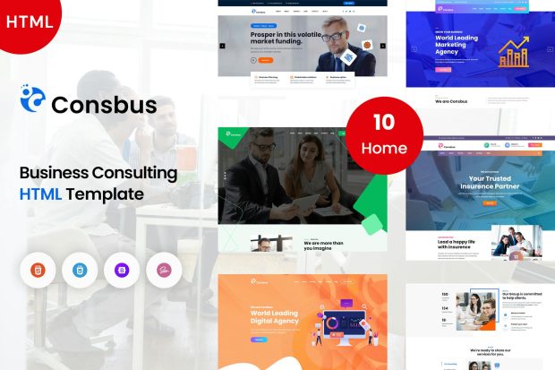 Consbus - One Page Template