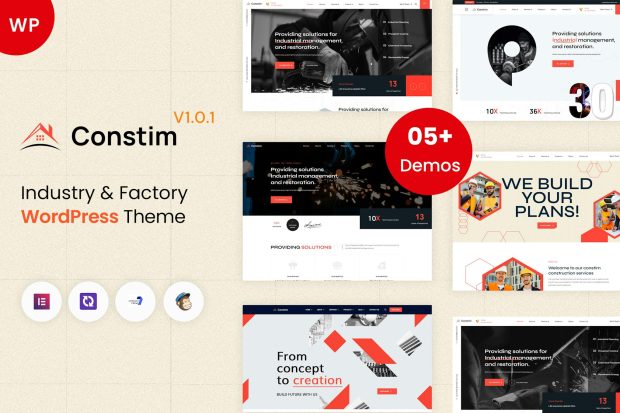 Constim - Industry & Factory WordPress Theme 1.0.1