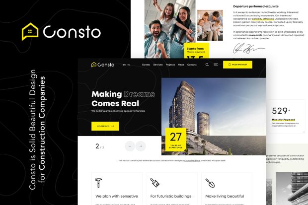 Consto | Industrial Construction Company Theme 1.1.0