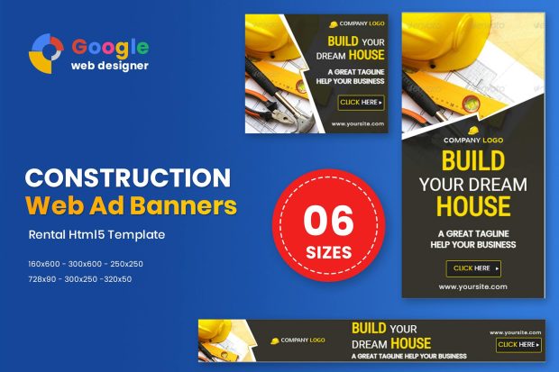 Construction Banners HTML5 - GWD