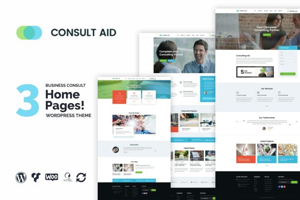 Consult Aid Business Consulting & Finance WP Theme 1.4.3