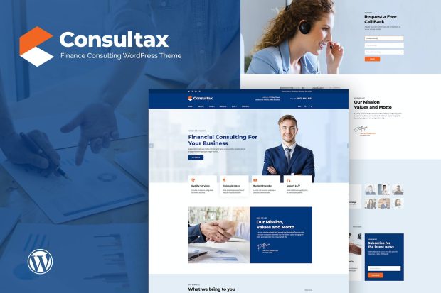 Consultax - Financial & Consulting WordPress Theme 1.2.3