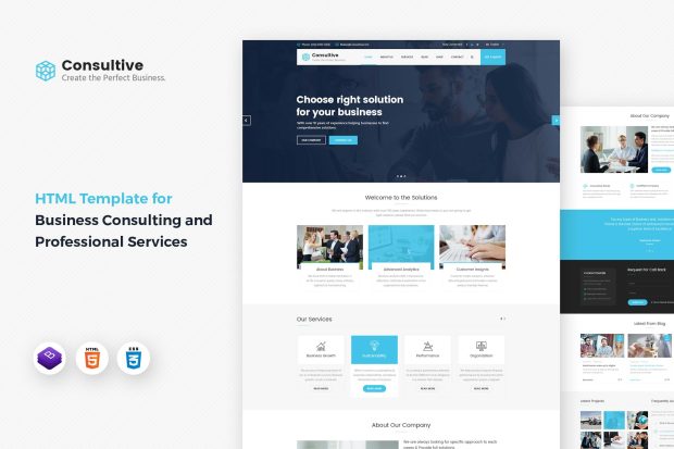 Consultive - Business Consulting HTML Template