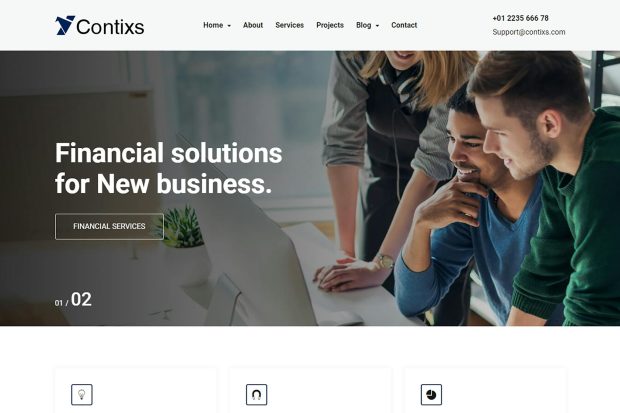 Contixs - Business Consulting HTML Template