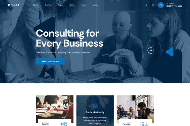 Conult - Consulting Business WordPress Themes 1.1.7