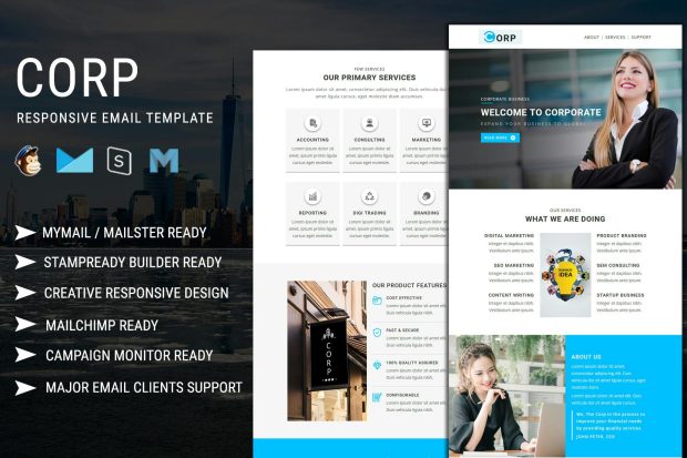 Corp - Responsive Email Template