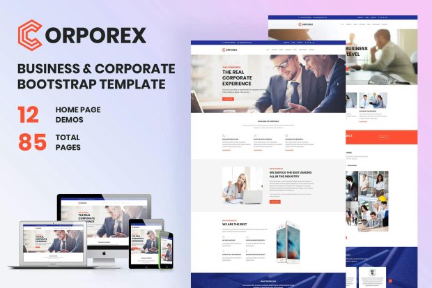 Corporex - Business & Corporate Bootstrap Template