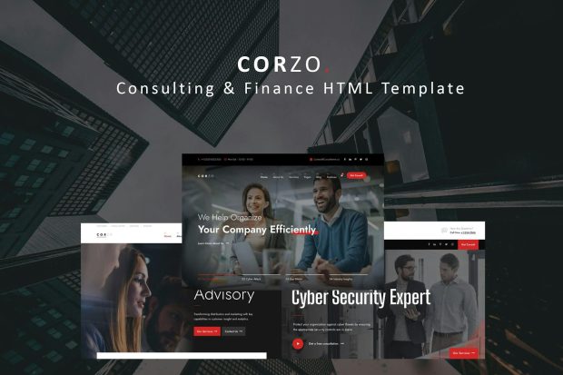 Corzo - Consulting & Finance HTML Template