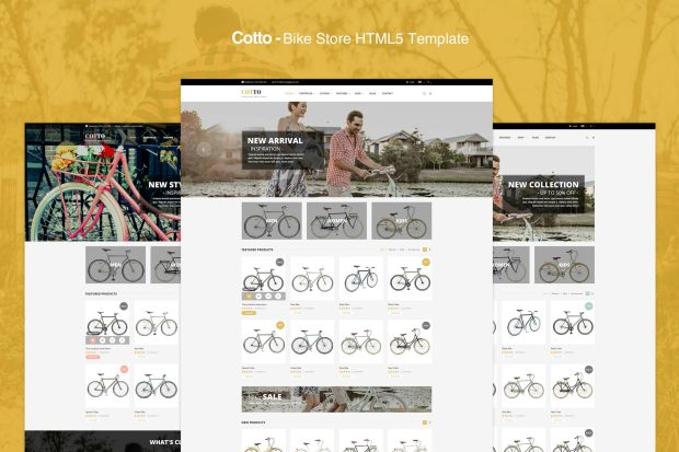 Cotto - Bike Store HTML5 template