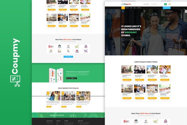 Coupmy Discounts & Marketplace HTML Template