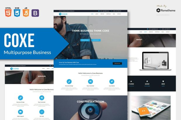 COXE - Corporate Multipurpose HTML Template RS