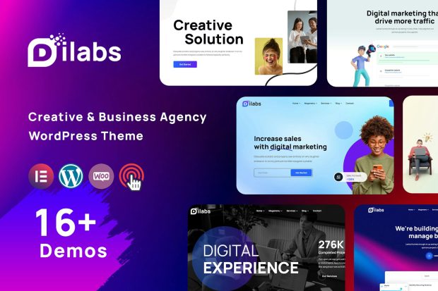 Dilabs - Creative Agency WordPress Theme 2.0