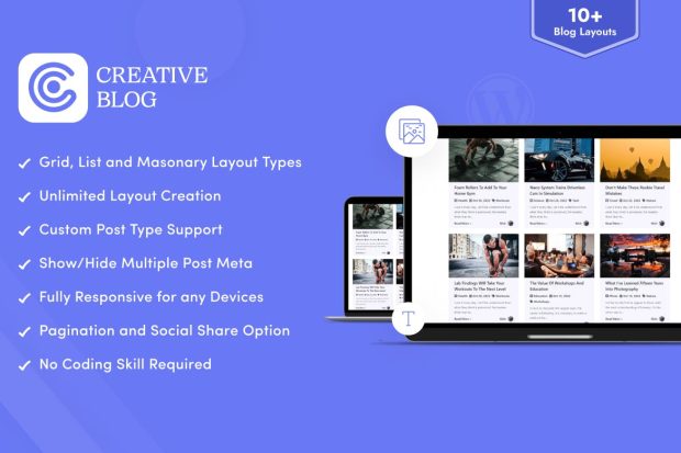 Creative Blog Designer Bundle for WordPress 1.0