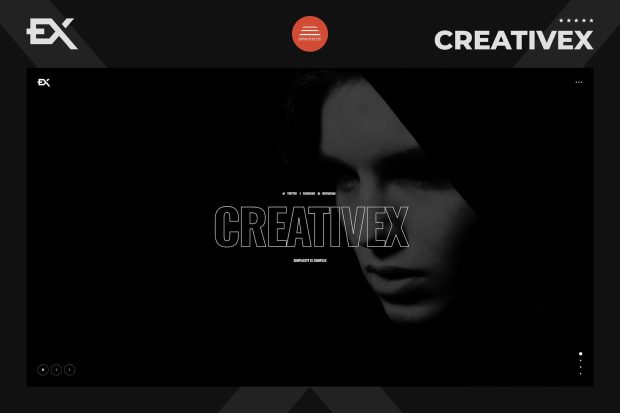 Creativex - A Bold Portfolio Template