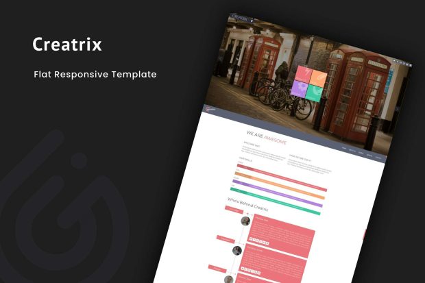 Creatrix - Flat Responsive Template