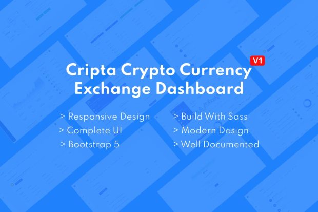 Cripta Crypto Currency Exchange Dashboard