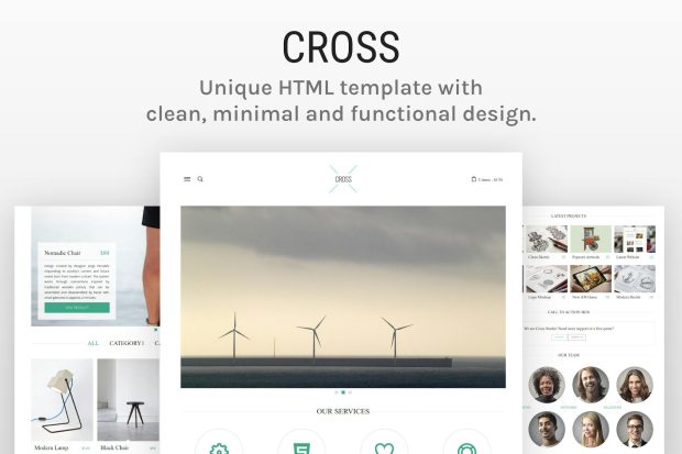 Cross - Minimal HTML5 Template