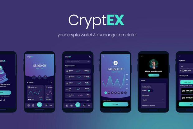 Cryptex - Mobile HTML Template