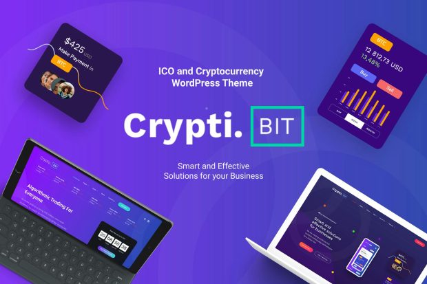 CryptiBIT - Cryptocurrency, ICO WordPress Theme 1.4.1